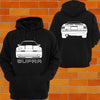 Toyota Supra A70 Facelift Front and Back Hoodie - Chaotic Customs