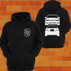 Toyota Chaser JZX100 Front & Back Hoodie (logo) - Chaotic Customs