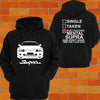 Toyota Supra MKIV Hoodie (front facing) - Chaotic Customs